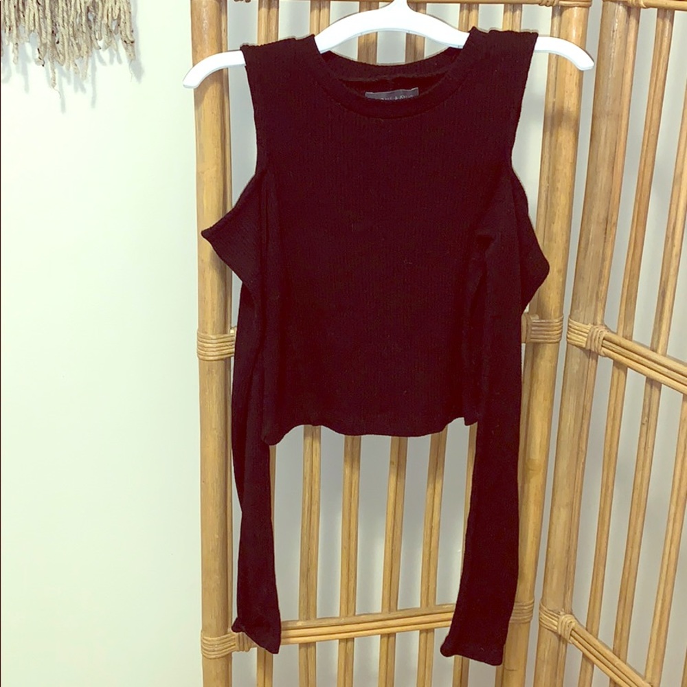 Kendall & Kylie Cold Shoulder Top